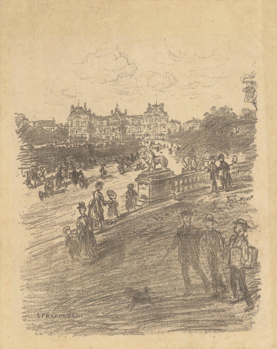 Le jardin du Luxembourg 1895