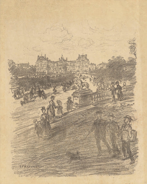 Le jardin du Luxembourg 1895