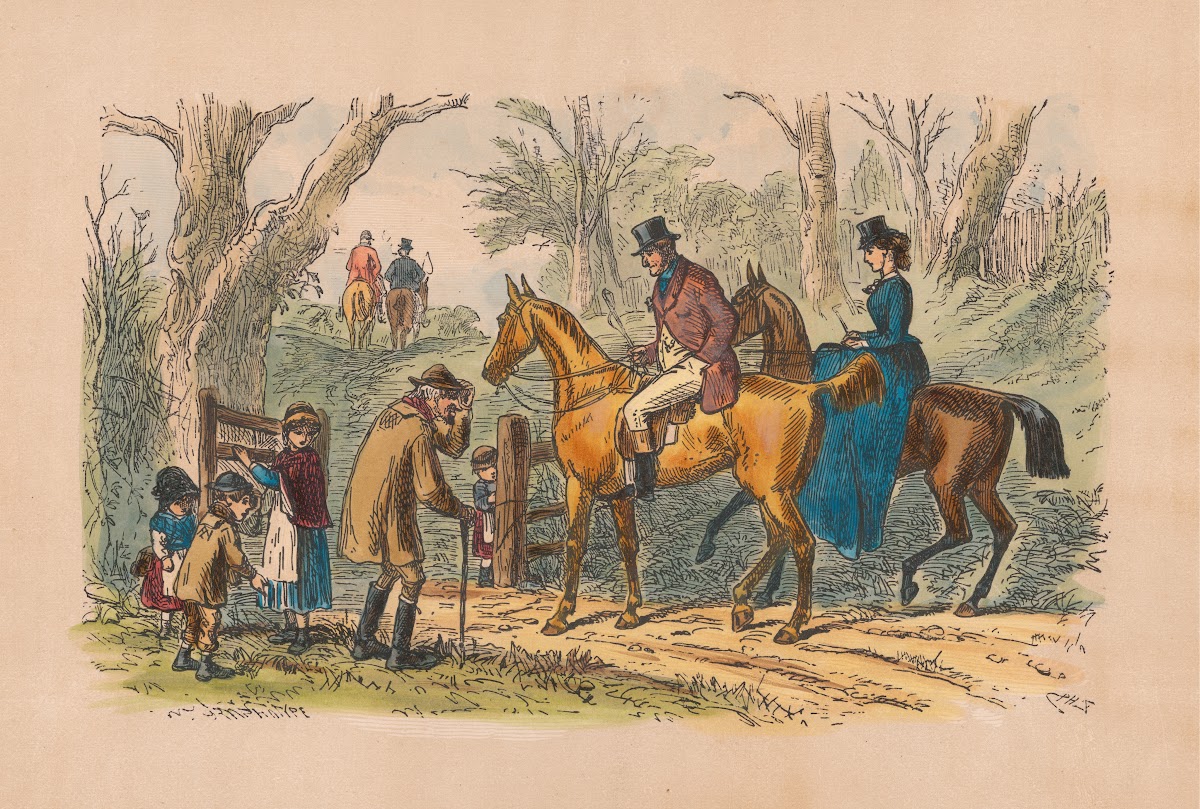 Fox Hunting Sketches No 12 The Squires Christmas Tip
