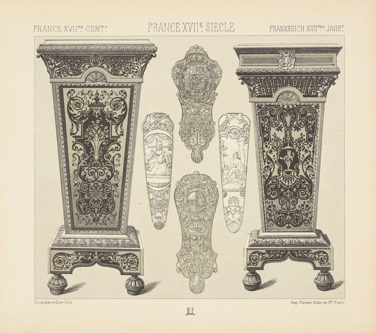 Objets mobiliers objets usuels 1876 1888