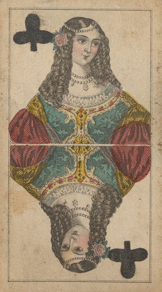 Queen of Clubs 1850