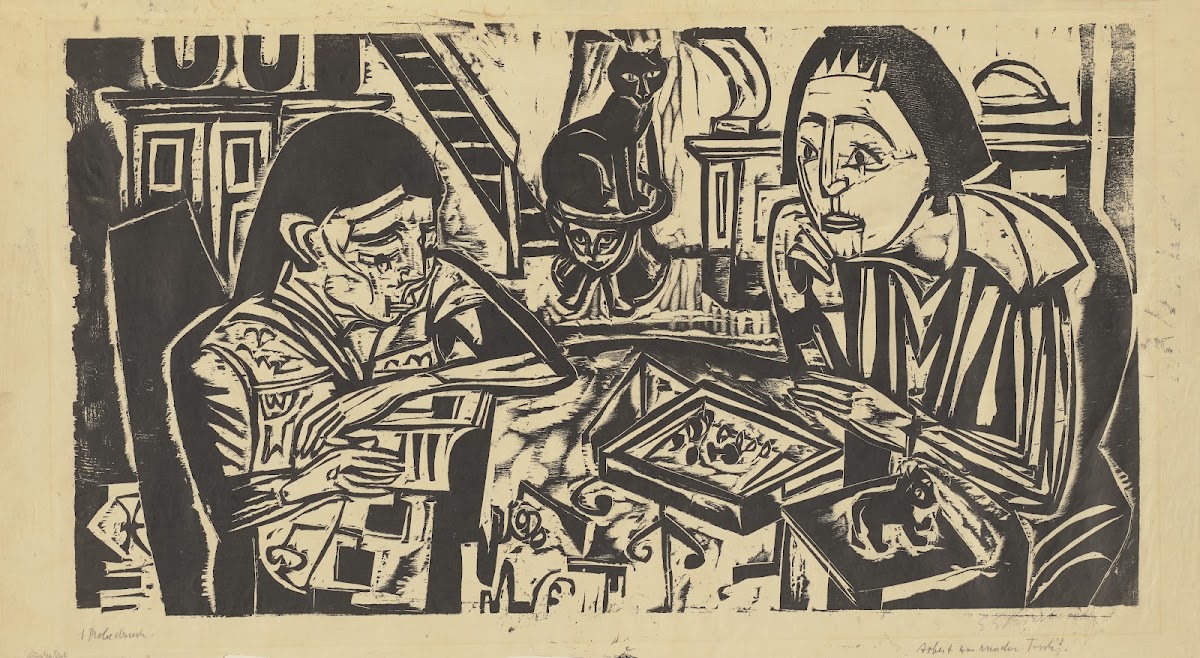 Arbeit am runden Tisch 1923