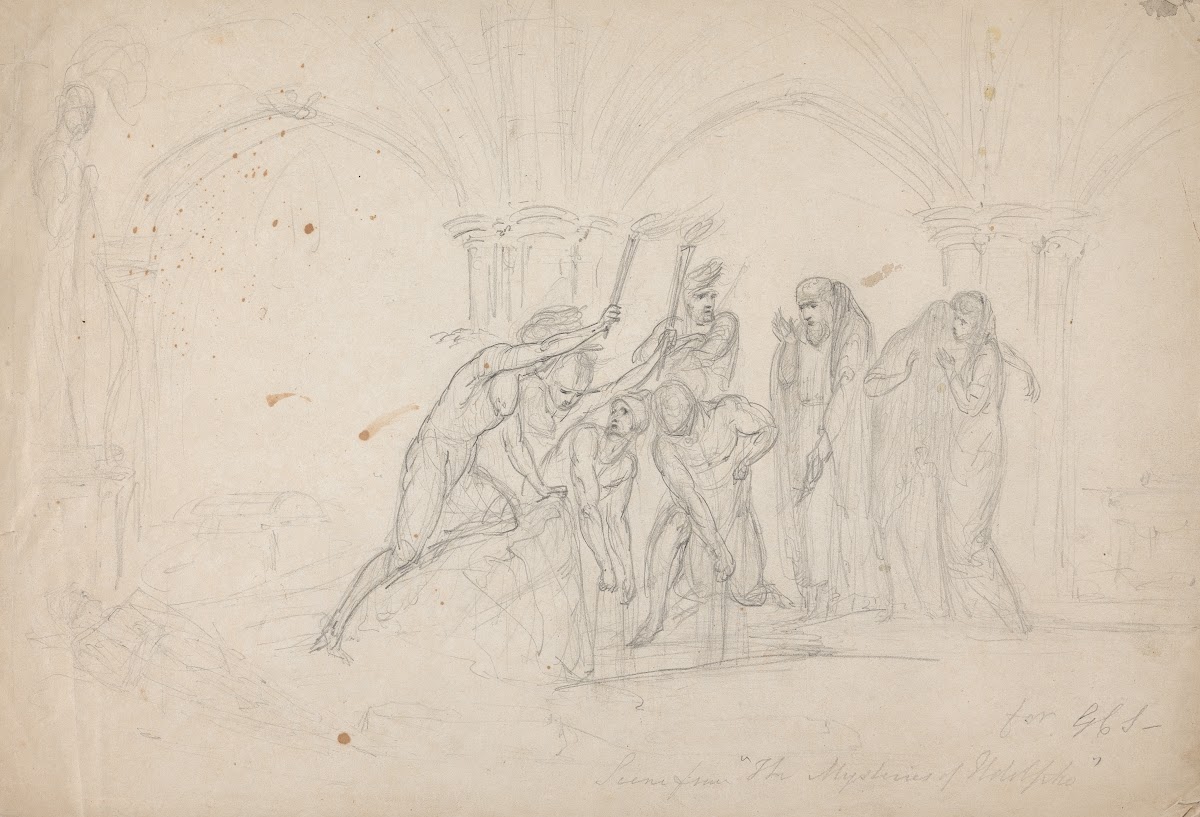 Scene from The Mysteries of Udolpho