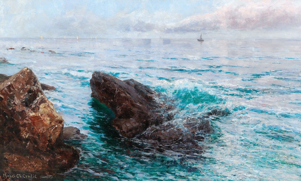 Coastline with Boats c 1917 1920