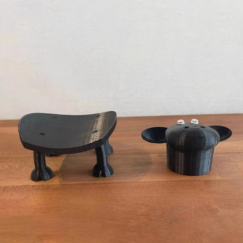 Klopapierhalter aus Kunstharz, Schaf-Design