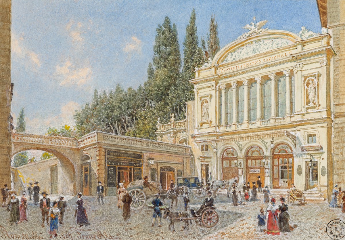 Nationaltheater in Rom 1887