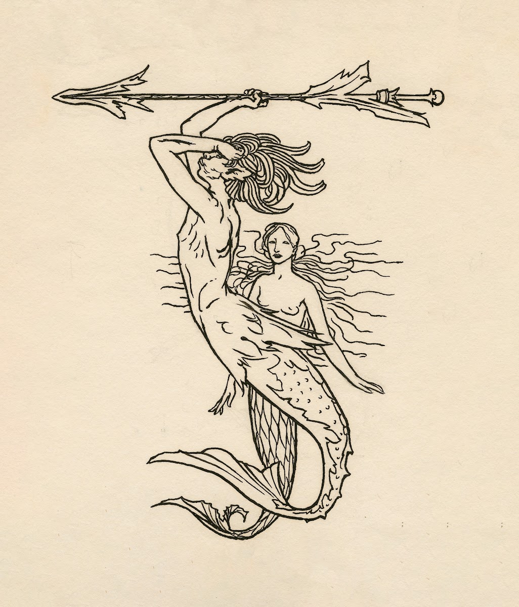 Decorative head to page 25 of Bells edition of The tempest 1900