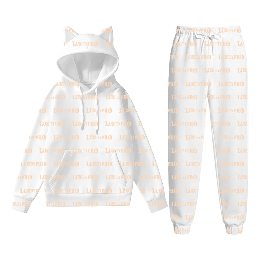 AOP SEC Adult Cat Ear Hoodie + Universal Sweatpants