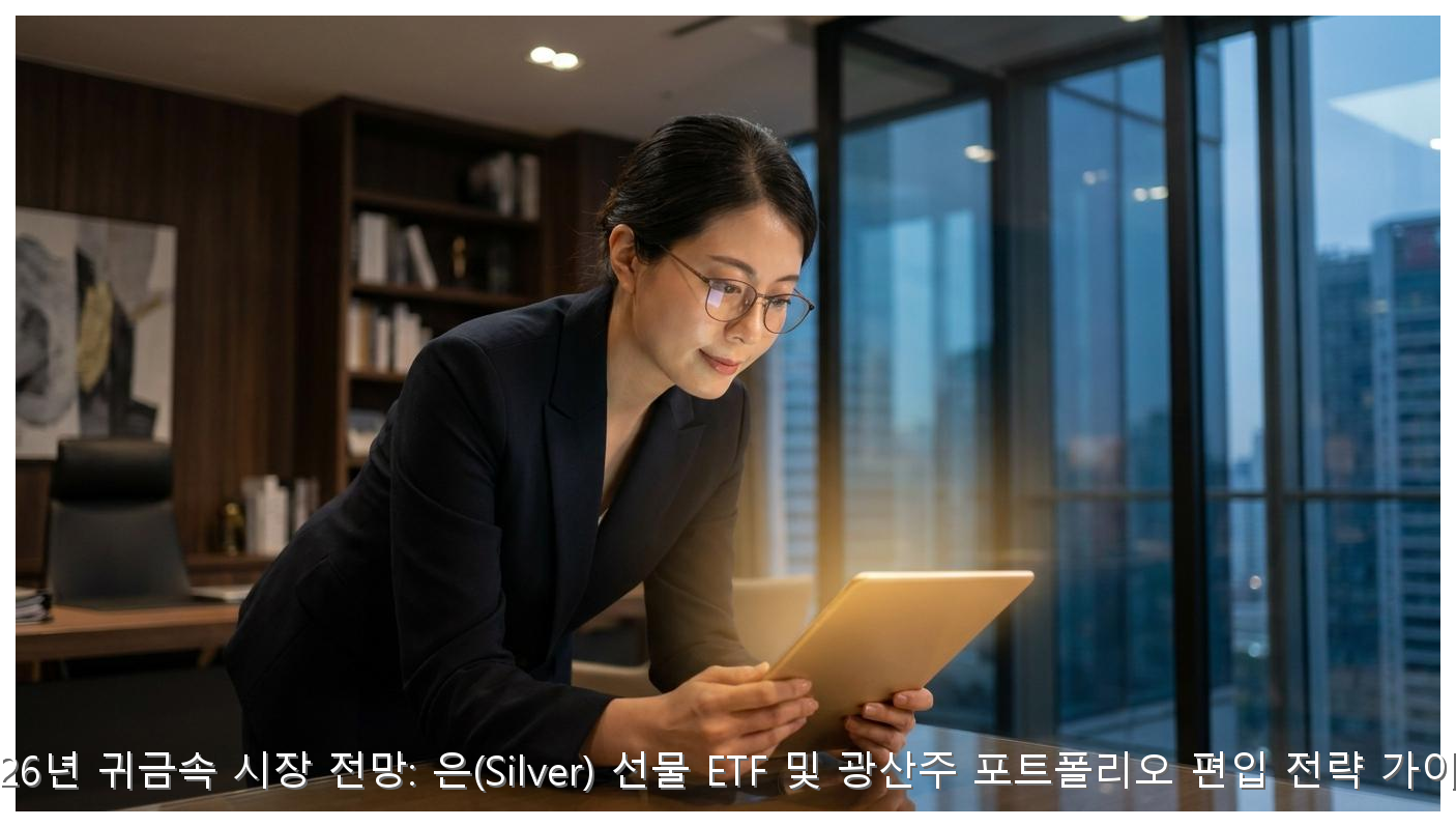 2026년 귀금속 시장 전망: 은(Silver) 선물 ETF 및 광산주 포트폴리오 편입 전략 가이드 핵심 안내 및 분석 인포그래픽 (4)