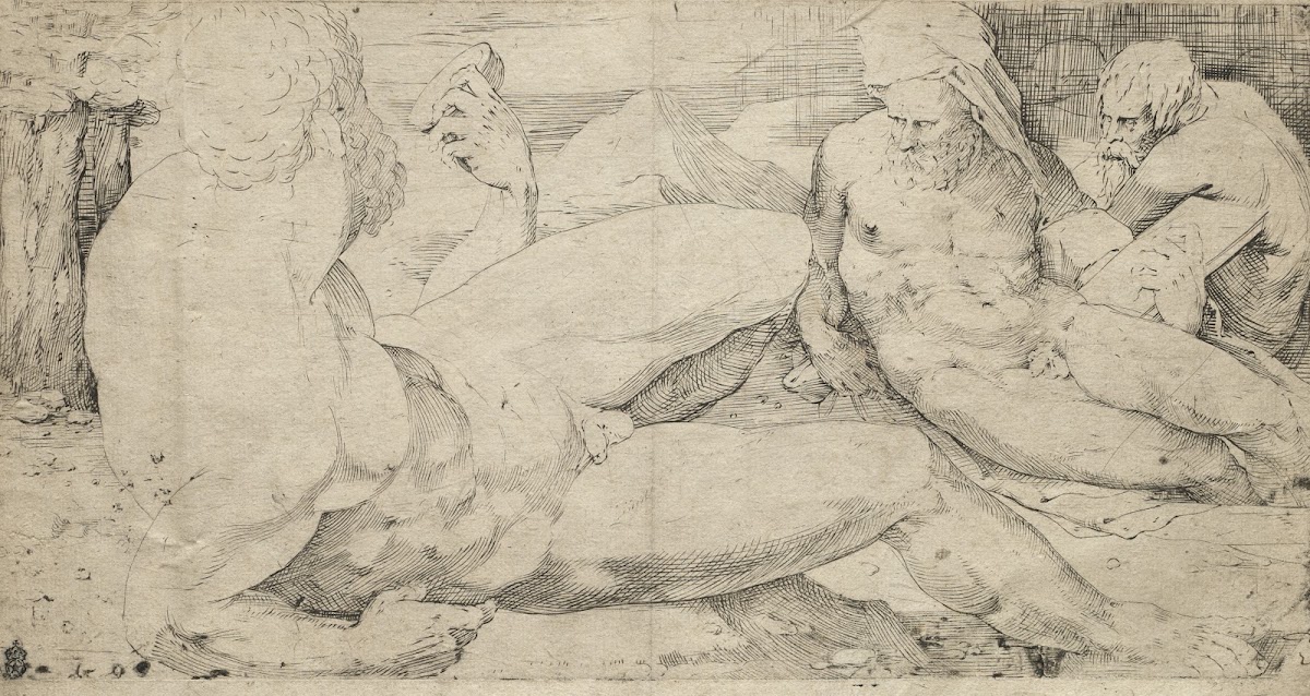 Three Male Nudes second quarter 1500s