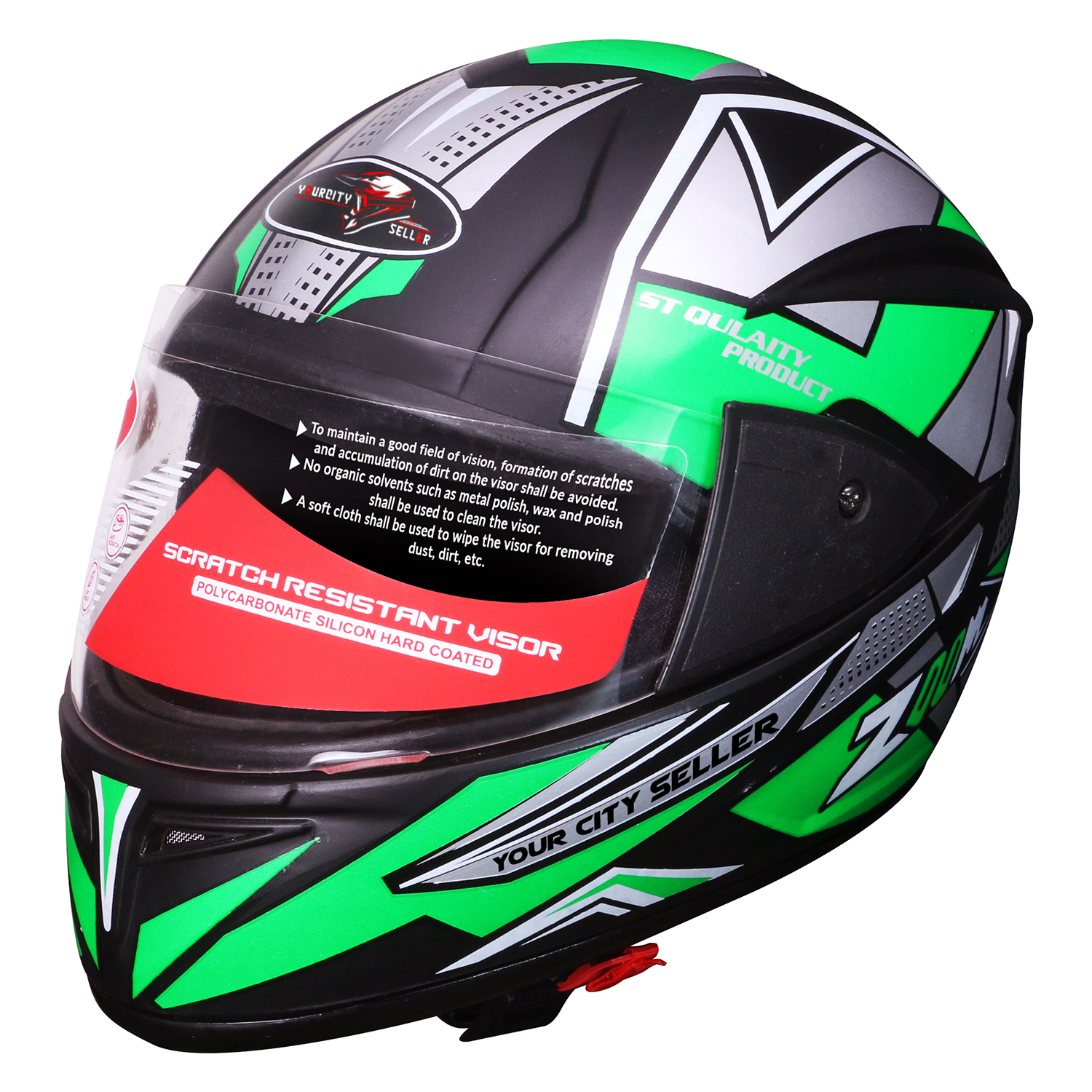 Comfortable interior padding of the helmet