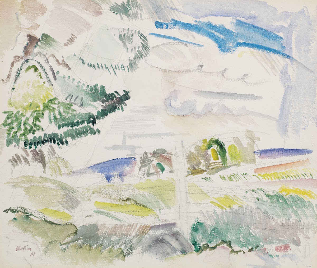 Maine Landscape 1914