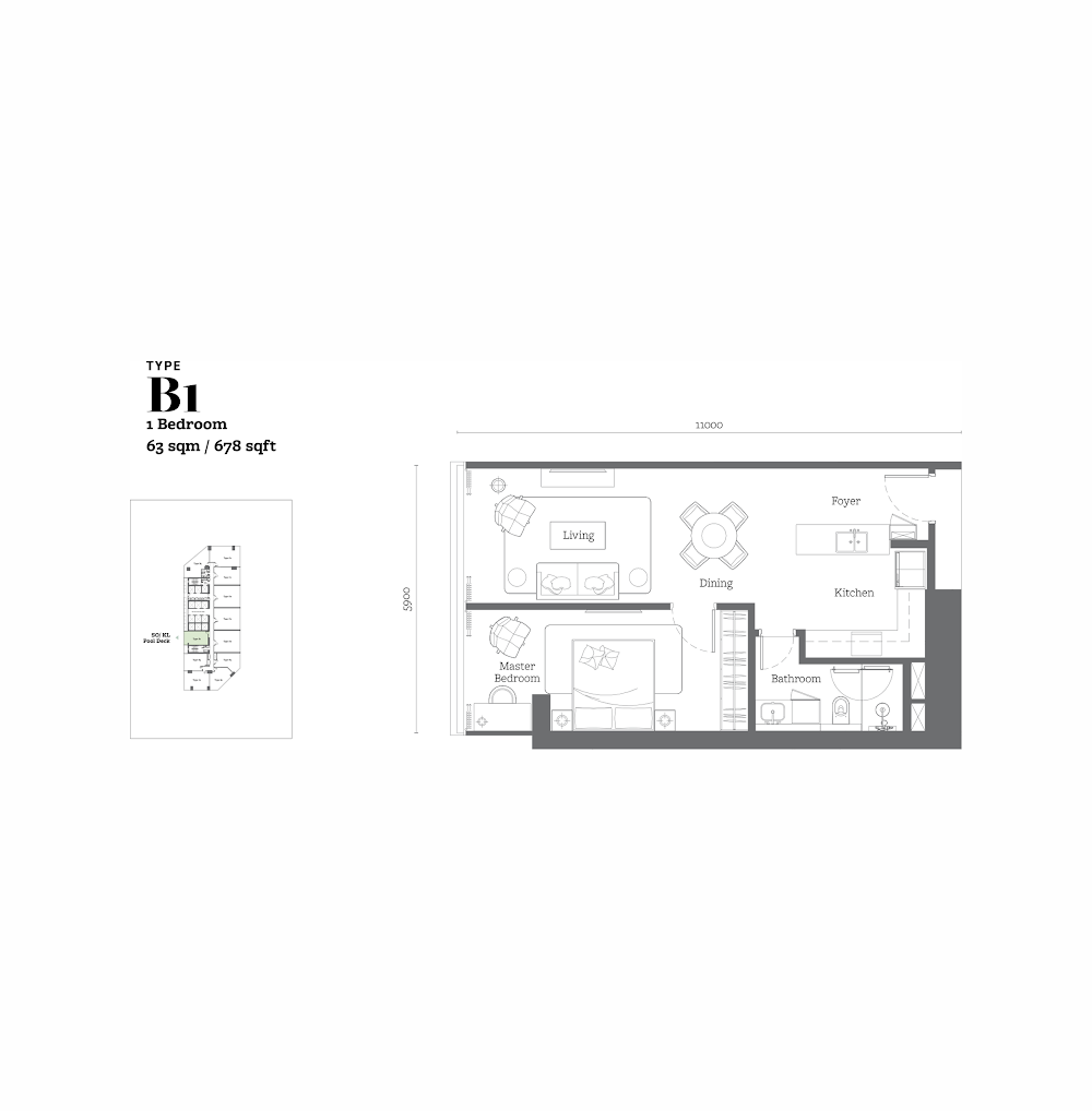 Jewel by Oxley KL City Centre floor plan
