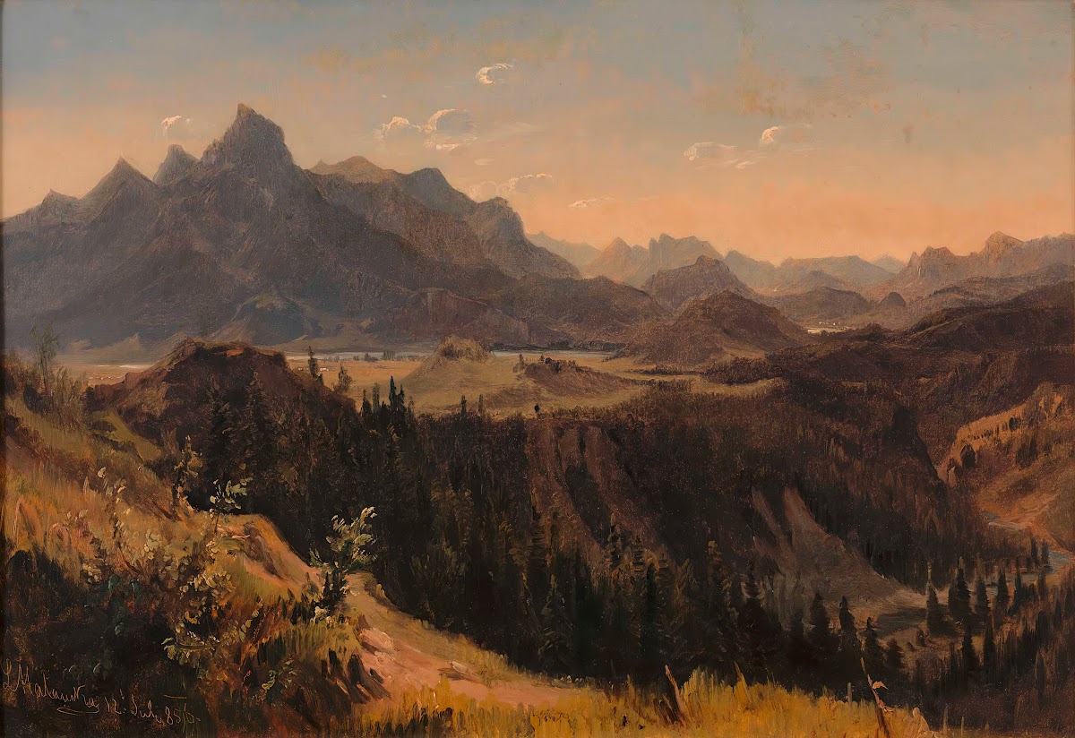 Partie aus den Julischen Alpen 1856