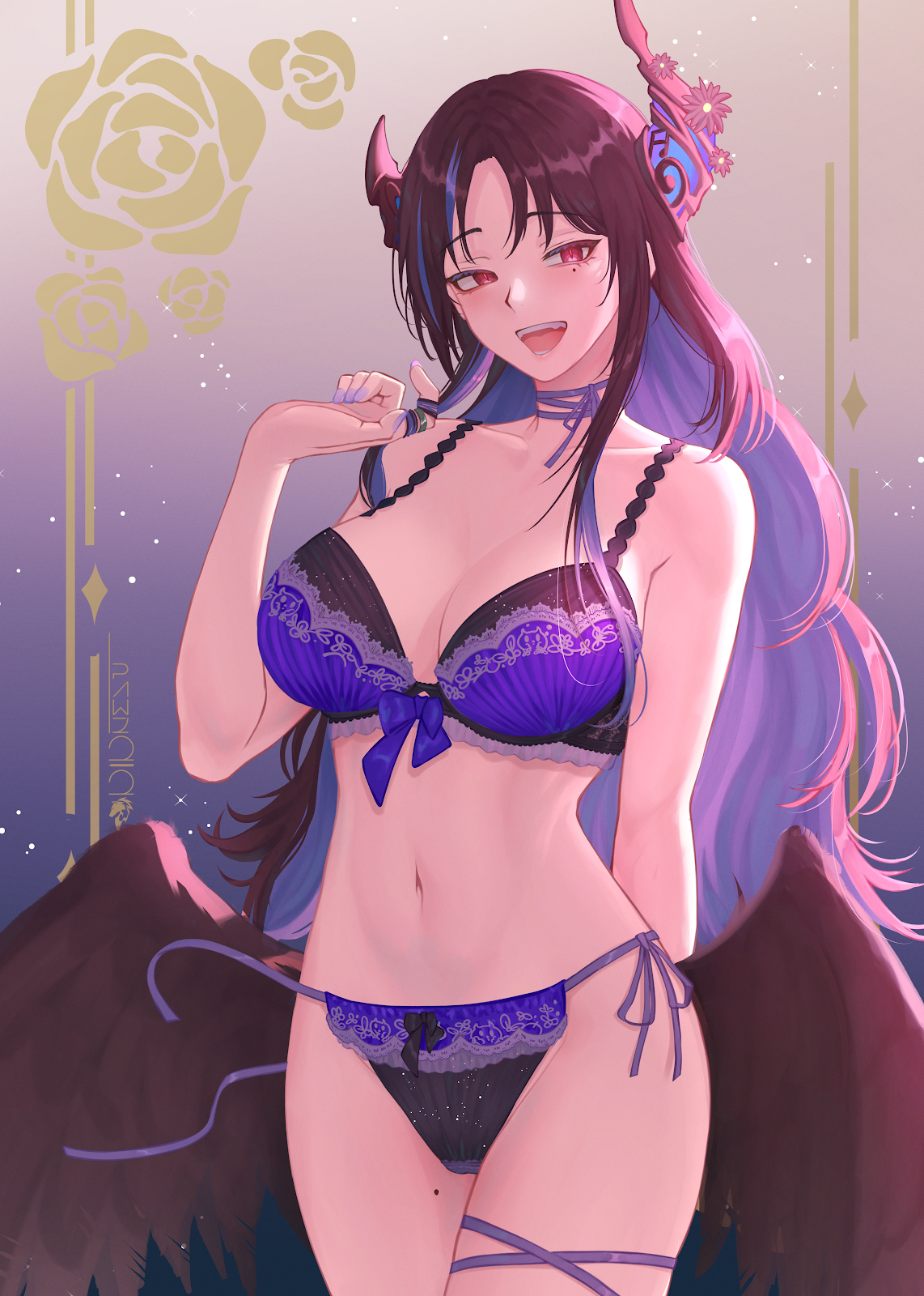 Nerissa Ravencroft Pajama Foil Card by Pawz212