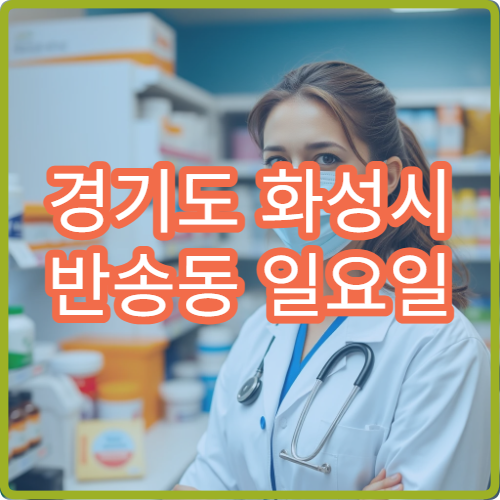 경기도 화성시 반송동 일요일 당번약국 안내 오늘 문 여는 당직약국 리스트