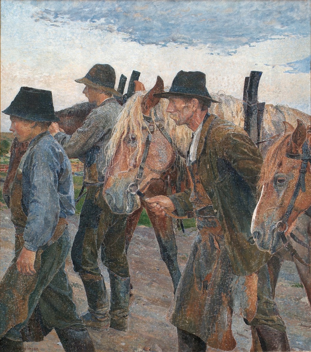 Farmworkers from Uppland 1904