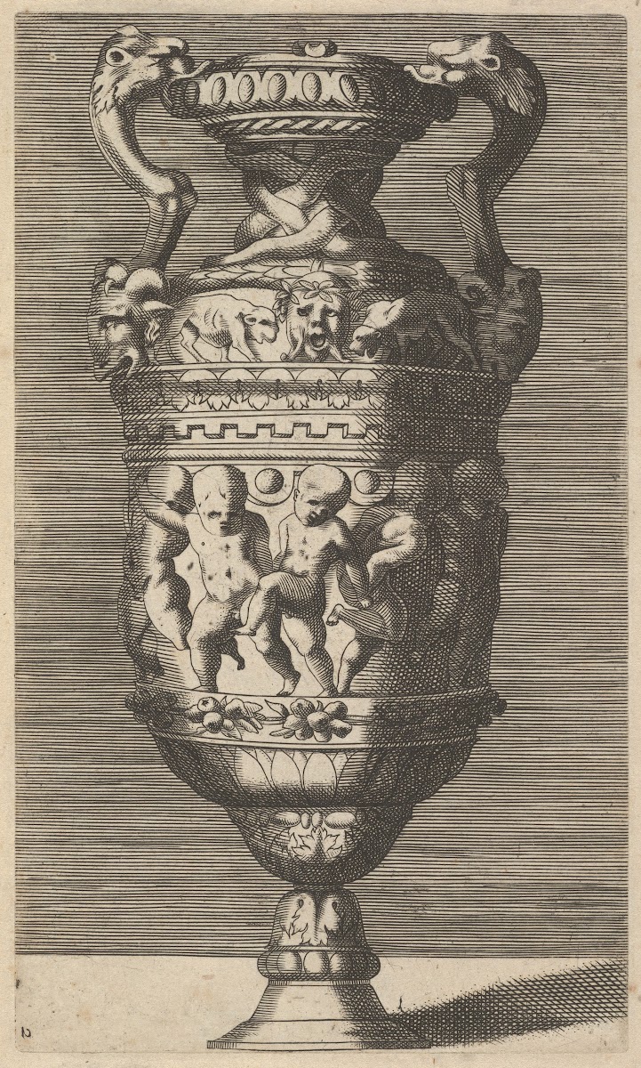 Vase with Dancing Putti 17th century