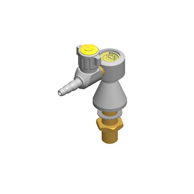 Standout 1 Tap – Push & Turn - Bench-Mounted Gas Taps by Southern CGS