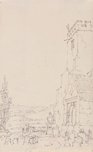 South Porch and Tower of an Unidentified Church between 1790 and 1795