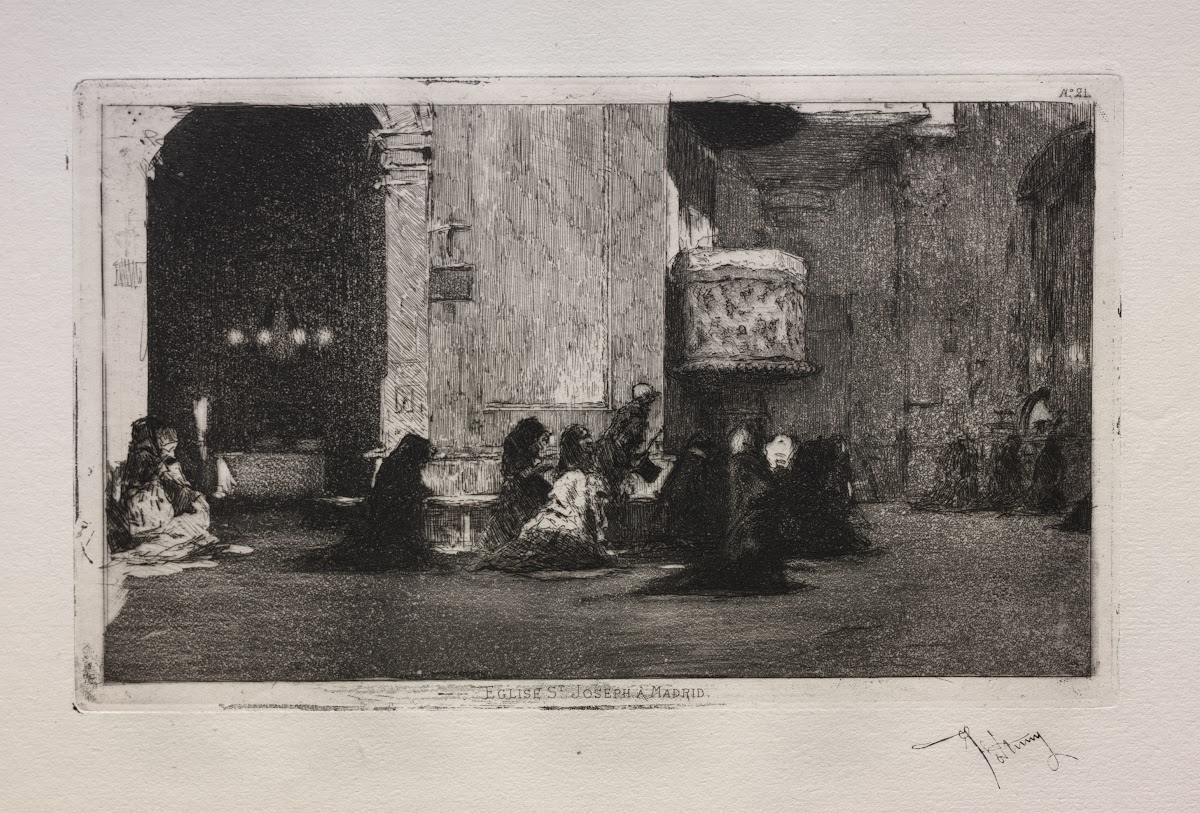 Saint Joseph Church Madrid c 186070