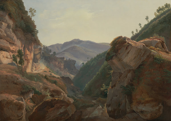 Mountain Landscape with Road to Naples