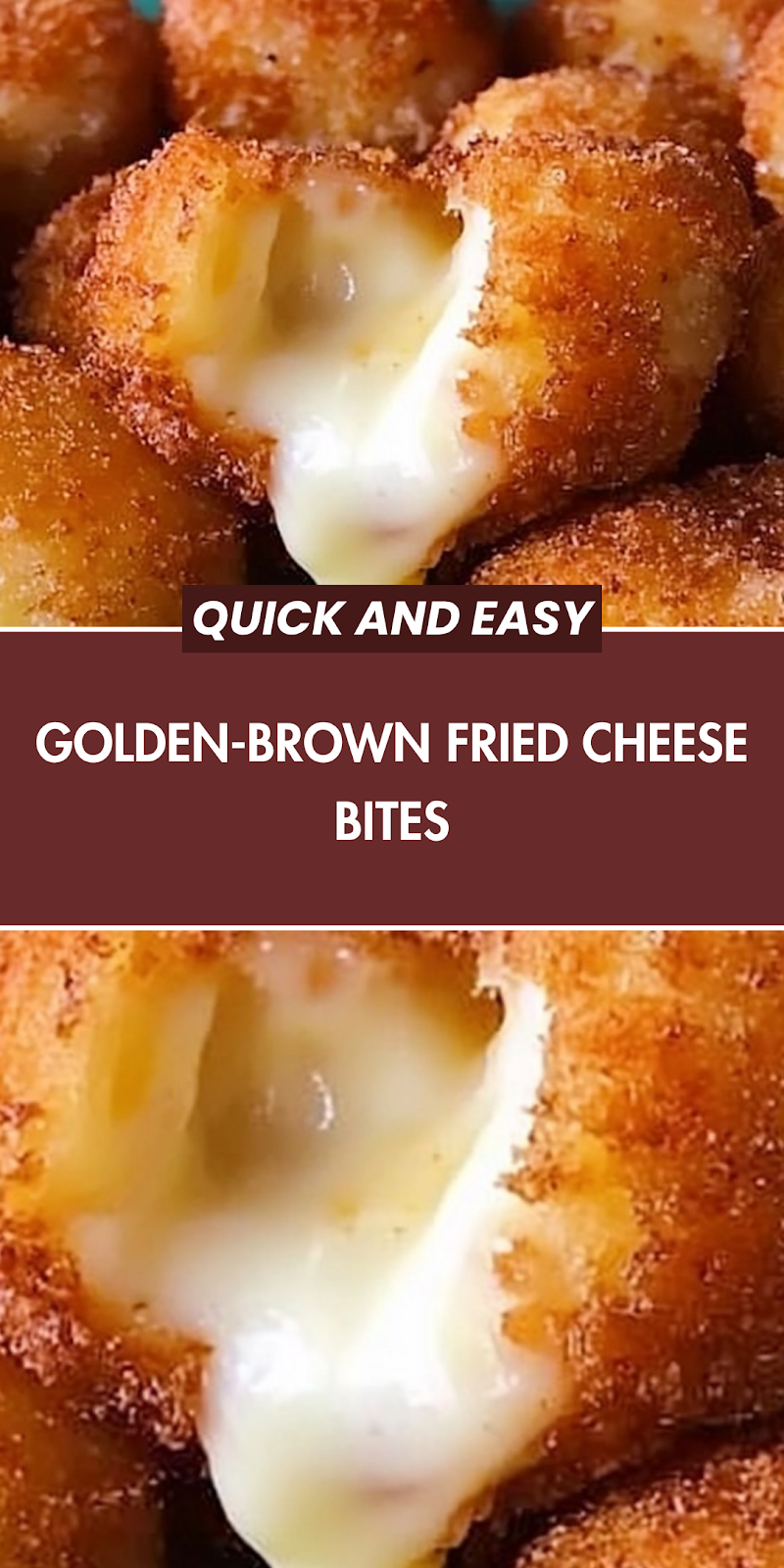 Golden-Brown Fried Cheese Bites