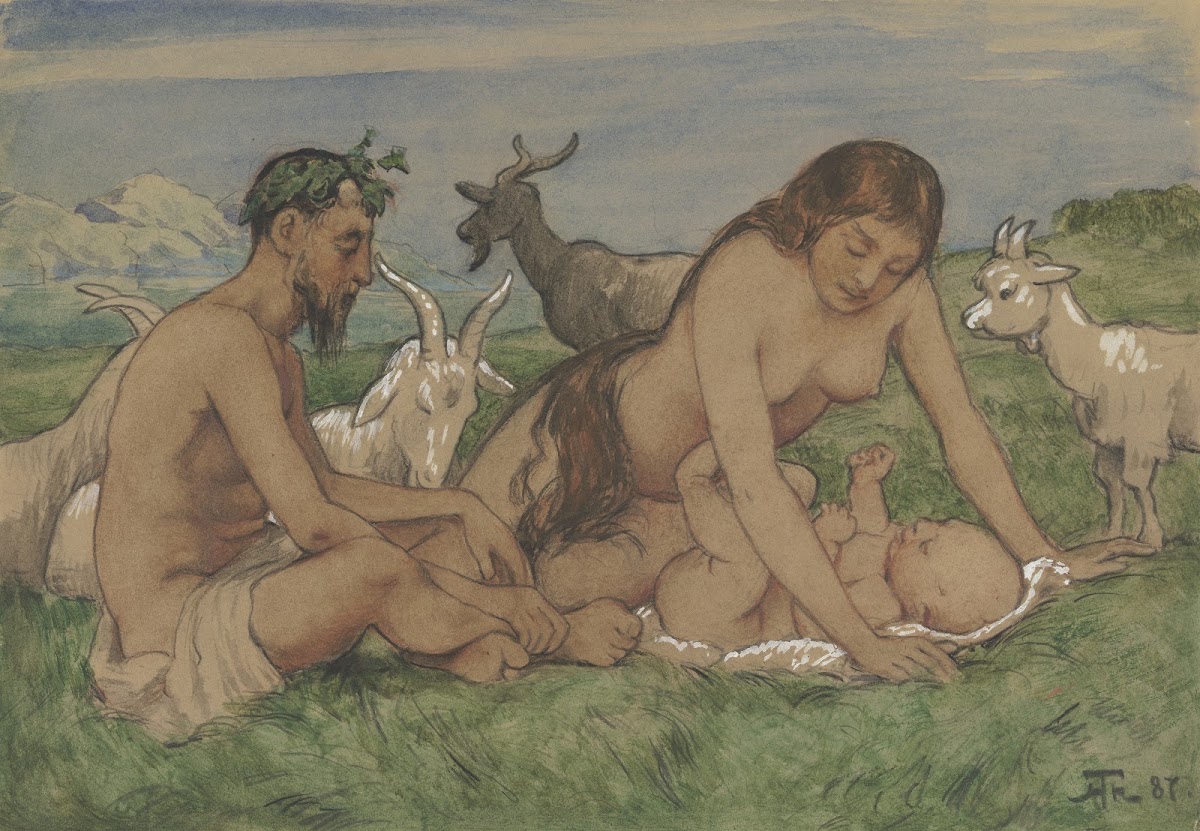 Family of Fauns 1887