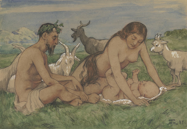 Family of Fauns 1887