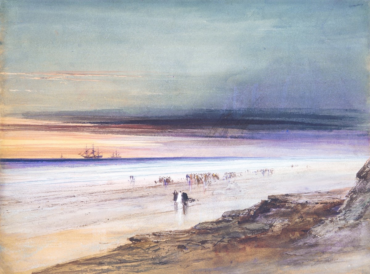 Beach Scene ca 1865