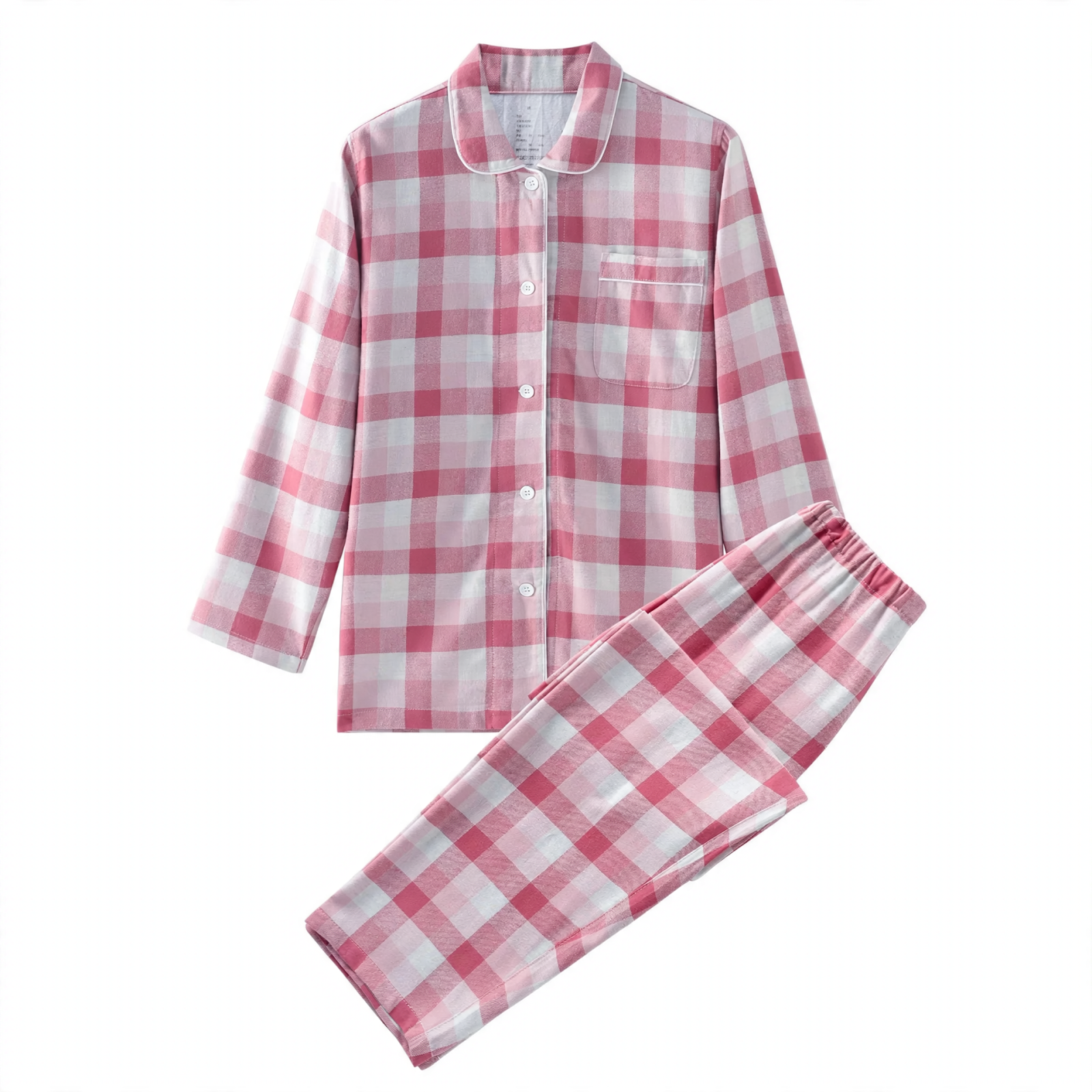 Flanell-Schlafanzug-Set für Damen und Herren