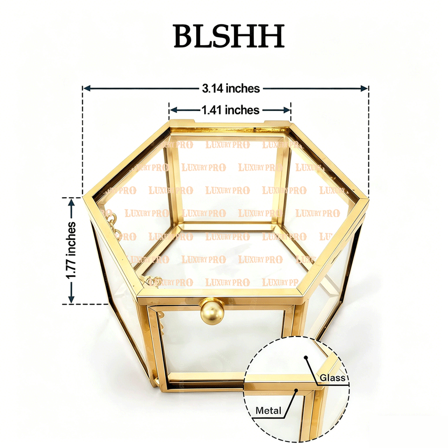Glass Jewelry Box