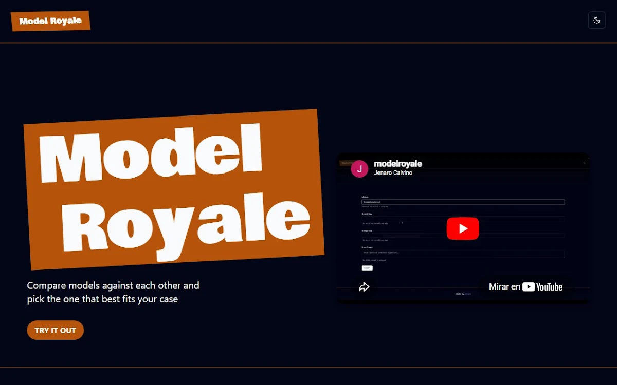 Captura de Model Royale