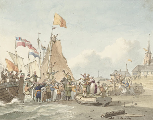 Aankomst van prins Willem Frederik te Scheveningen 30 november 1813 1813