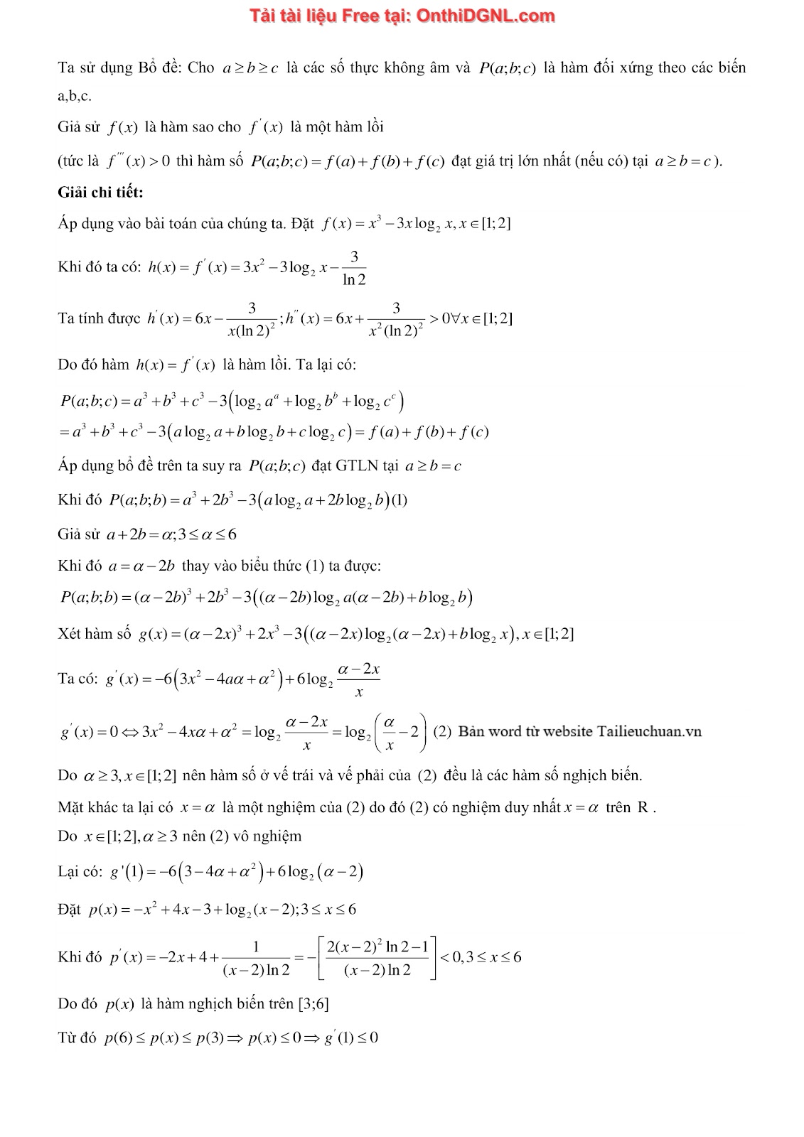 475 bài tập môn Toán - Ôn thi ĐGTD ĐH Bách Khoa Hà Nội Phần 14