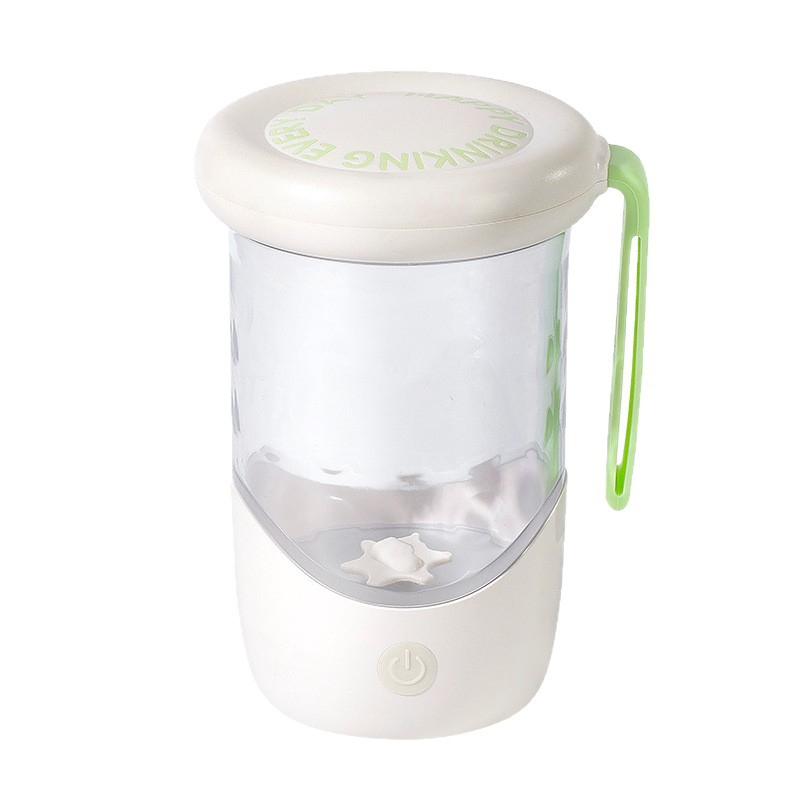 Portable electric mixer cup, 550 ml, with handle