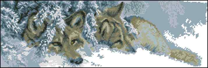 CMP 400651 Wolves In The Snow
