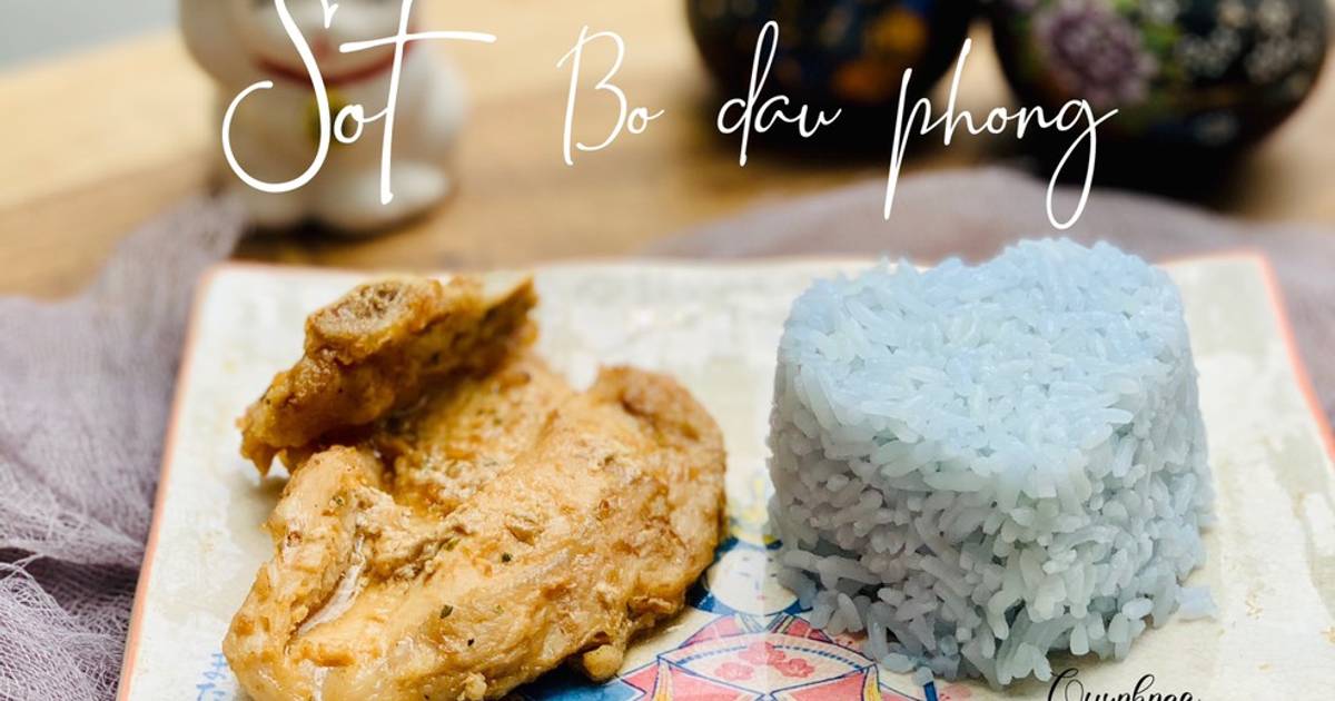 Sườn nướng sốt bơ lạc
