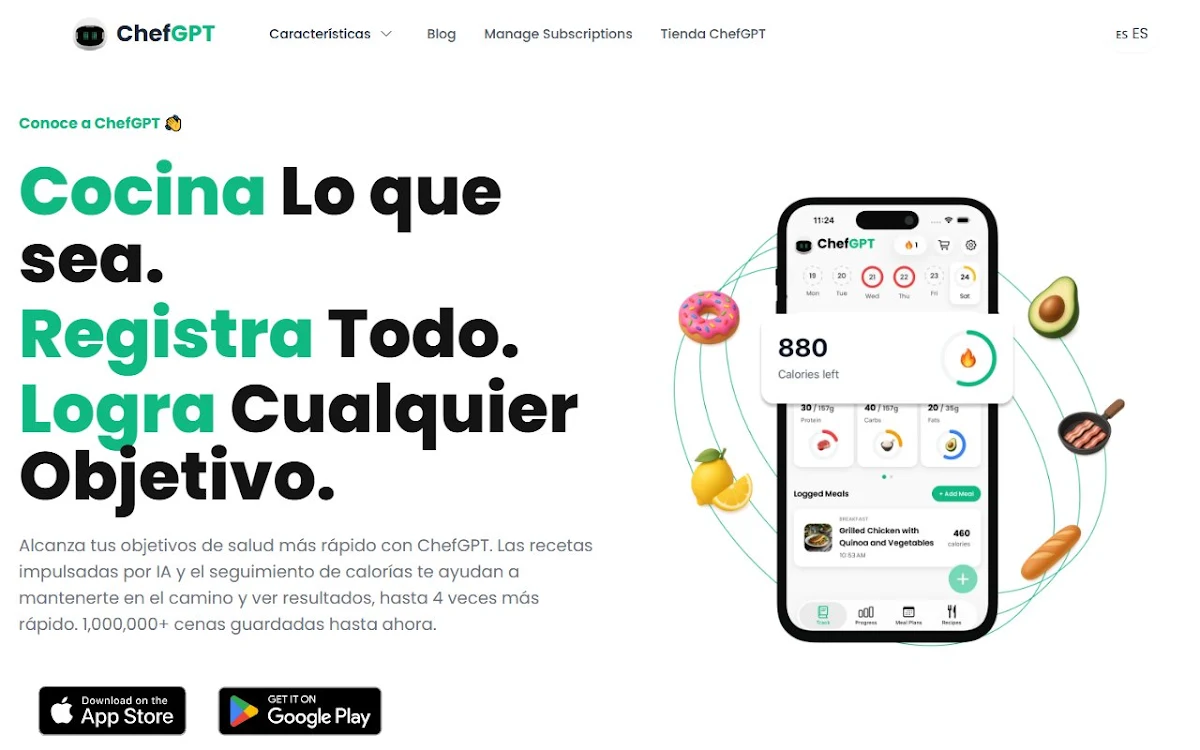 Captura de Recipe GPT