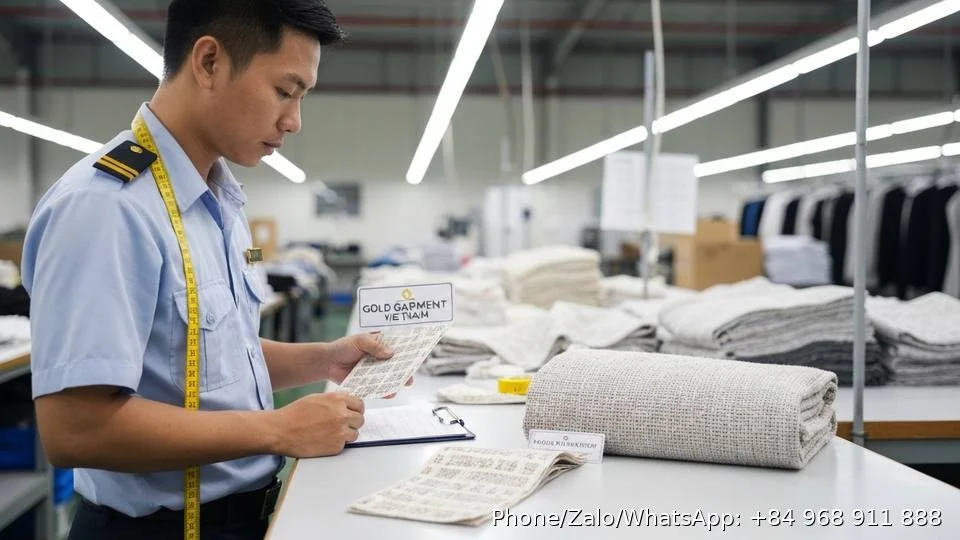 Cloth Stickers - Gold Garment Vietnam