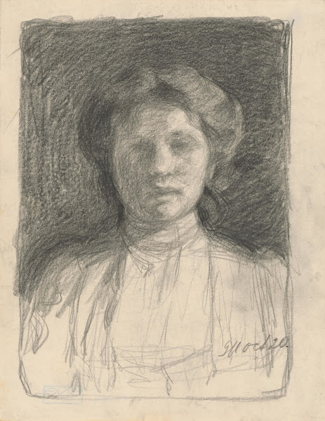 Study of Female Head 1911