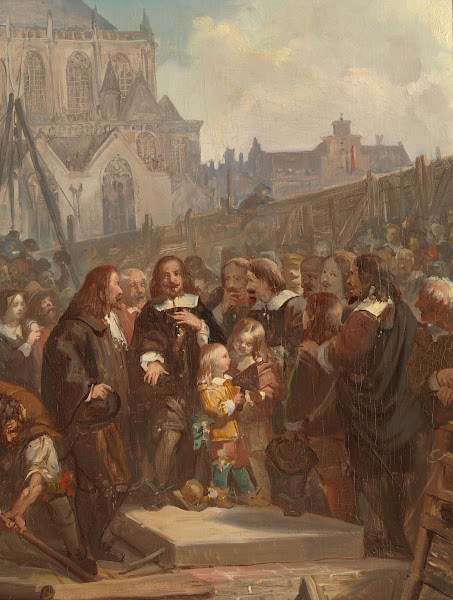 The first stone laying of the Amsterdam City Hall Anno 1648 1835  1897