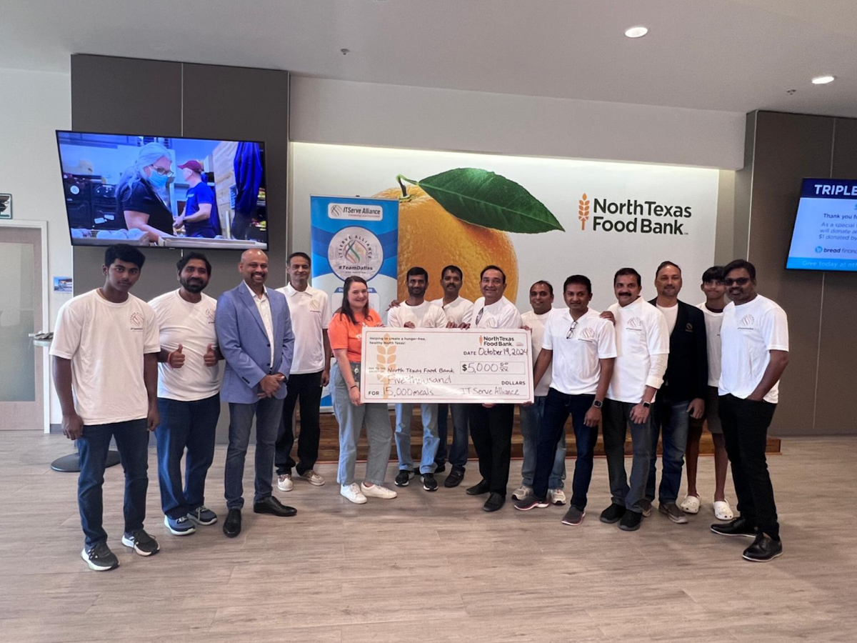 ITServe Dallas Chapter North Texas Food Bank Volunteer Activity