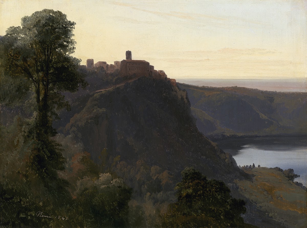 View of Lake Nemi 1843
