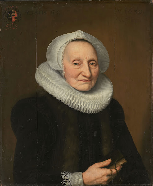 Portrait Of Belia Claesdr 1566 In Or After 1652 1630