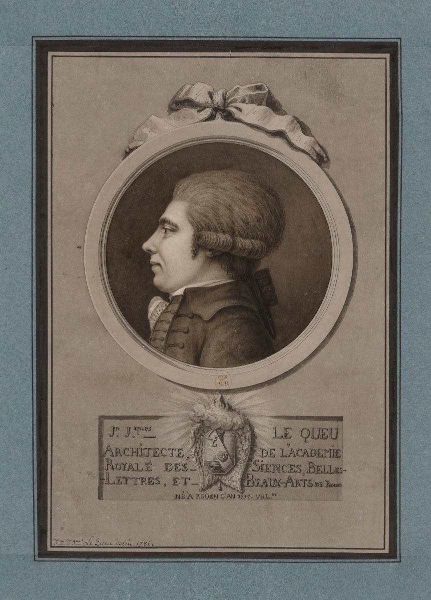 Jn Jques Le Queu architecte de lAcadémie Royale des Siences Belles lettres et Be