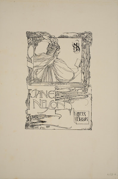Book Plate Of Jane Nelson 1895