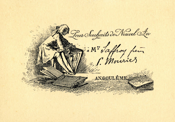 Pour souhaits de nouvel an 1911