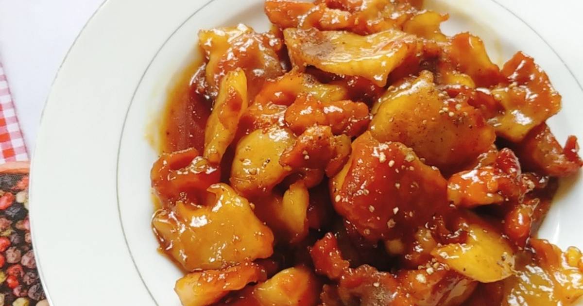 Thịt heo kho tiêu