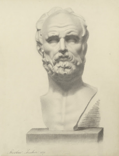 Bust of a man 1875